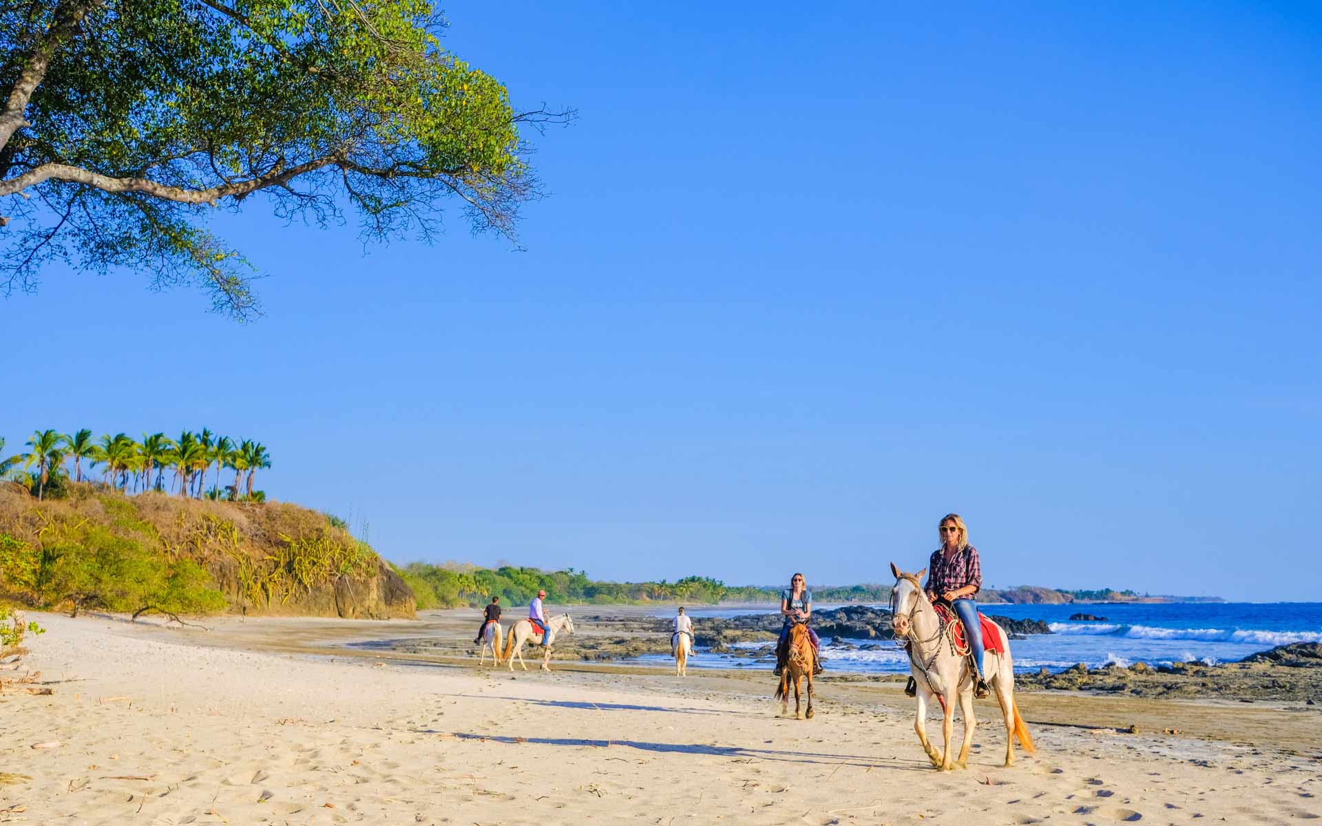 ballade cheval Costa Rica plage